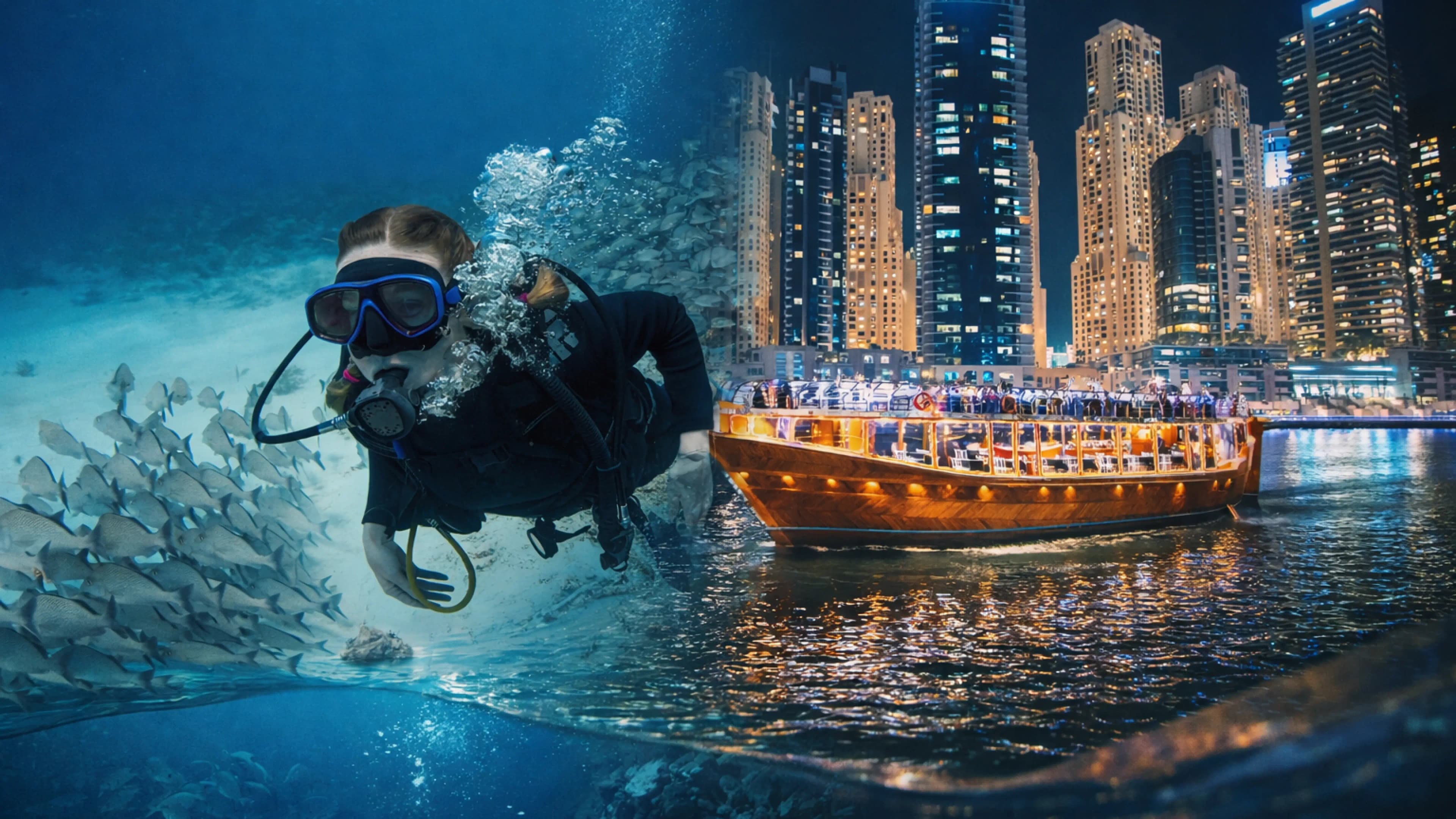 Try Dive + Dhow Cruise Ticket Banner - Bermuda
